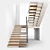 Modern Staircase 3D Model Kit 3D model small image 3