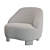 Modern AndTradition Margas LC1 Chair 3D model small image 6