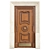 Classic Door 1100mm 3D Model 3D model small image 1