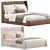 Modern Chloe Poliform Bed Frame 3D model small image 1