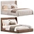 Modern Chloe Poliform Bed Frame 3D model small image 2