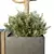 Urban Green Plant Bench Collection 3D model small image 3
