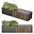 Urban Plant Bench Set Collection 3D model small image 1