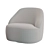 Contemporary Margas LC2 Armchair 3D model small image 6