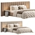 Elegant Vivian Bedframe Design 3D model small image 2