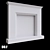 Customizable Gypsum Fireplace Portal 3D model small image 1