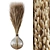 Dried Wheat Glass Vase Decor 3D model small image 1