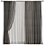 Meshed Curtain 663 3D model small image 1