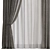 Meshed Curtain 663 3D model small image 2