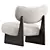 Luxury Solange Boucle Chair Model 3D model small image 2