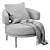 Modern Lounge Chair | 3D Model 3D model small image 5
