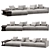 Poliform Bristol Sofa Modern Design 3D model small image 1