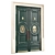 Classic Style Tempera Door 3D 3D model small image 5