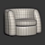 Seamless Texture 3D Armchair Model 3D model small image 8