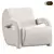 Sleek Leo Accent Chair Grayson 3D model small image 1