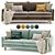 Slipson Sofa: Compact and Stylish 3D model small image 1