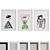 Modern Abstract Women Picture Frame Set 3D model small image 1