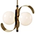 Sleek Palm Springs Ceiling Lamp 3D model small image 2