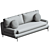  Livorno 2 Seater Sofa 3D model small image 3