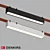 Belty Linear LED Track Light 3D model small image 1