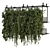 Metal Box Hanging Plants Set 3D model small image 2