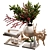 New Year Decor Set 3D model small image 12