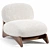 Contemporary MIKO Lounge Chair Art 3D model small image 1