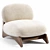 Contemporary MIKO Lounge Chair Art 3D model small image 5