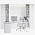 Executive Boss Desk 3D Model 3D model small image 6