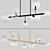 Delilah Linear Chandelier by Avenue Lighting 3D model small image 2