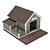 Scandinavian Style Dog House 3D model small image 2