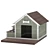 Scandinavian Style Dog House 3D model small image 3