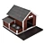 Scandinavian Style Dog House 3D model small image 4