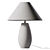  Sleek Ceramic Table Lamp 3D model small image 2