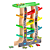 Rainbow Racer Wooden Ramp Toy 3D model small image 1