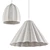 Reclaimed Cotton Pendant Lights, Watt&Veke 3D model small image 3