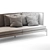 Modern and Stylish Living Divani Sofa 3D model small image 6