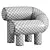 Modern UMI Armchair 3D Model 3D model small image 4