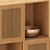 Sleek Beyla Display Cabinet 3D model small image 2