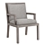 Elegant Bernhardt Trianon Armchair 3D model small image 1