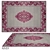 Baroque Classic Handmade Rug 3D model small image 1