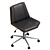 Sleek Lanora Task Chair 3D model small image 3