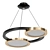 Modern Pendant Light VISIO Black 3D model small image 1
