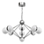 VISTA Pendant Chandelier Fixture 3D model small image 1