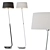 Modern Metal Floor Lamp "HOTEL 3D model small image 2