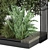 Metal Box Hanging Plants Set 3D model small image 7