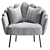 Elegant Armchair Amira: 3D Model 3D model small image 3