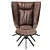 Modern Minimalist Armchair Colibri Soft 3D model small image 6