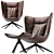 Modern Minimalist Armchair Colibri Soft 3D model small image 8
