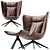 Modern Minimalist Armchair Colibri Soft 3D model small image 9